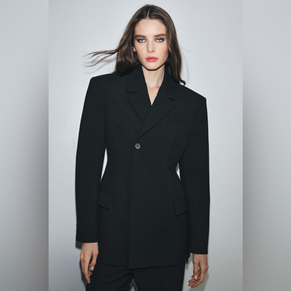 Zara Classic Black tailored Women's Blazer Jacket
